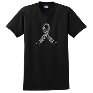 Brain Cancer Awareness Ribbon T-Shirt